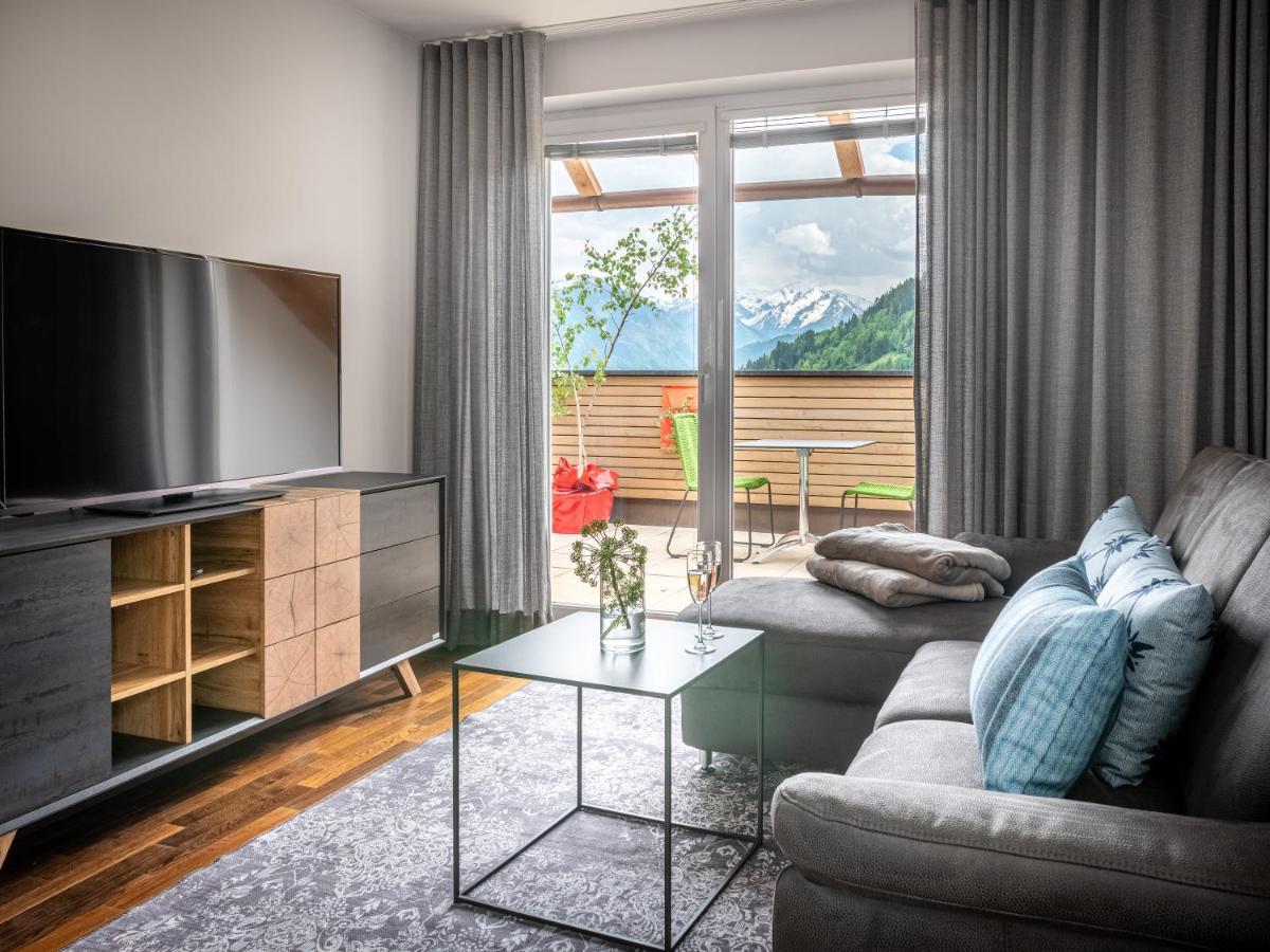 Der Sonnberg Alpinlodges - Apartments Mit Seeblick, Privater Sauna Und Self Check-In 滨湖采尔 外观 照片